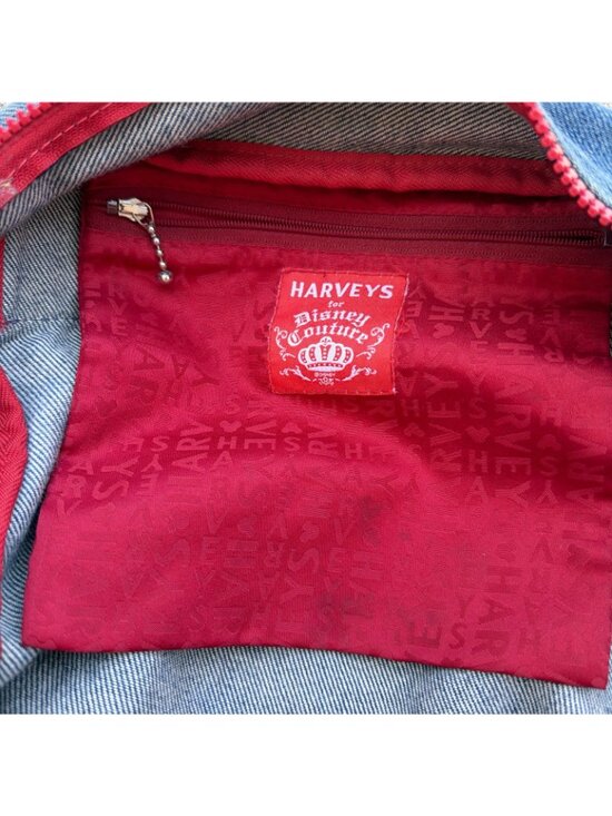 Harveys Disney Couture Pop Art Mickey Mouse Denim Backpack Seat Belt Rainbow Ear main image 6